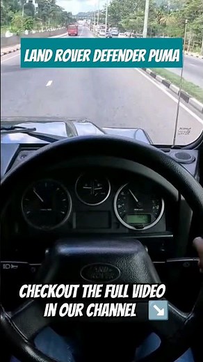 Land Rover Defender PUMA TDCi POV Drive