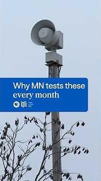What Minnesota’s Monthly Sirens Really Mean