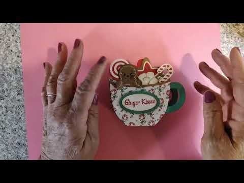 Hot cocoa cup treat box tutorial using kscrafts shaker die
