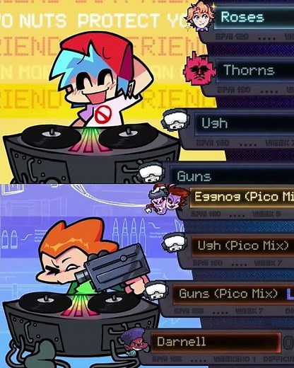 BF & PICO L RANK IN FREEPLAY ANIMATION (FNF Pico update) #fnf #shorts #fridaynightfunkin