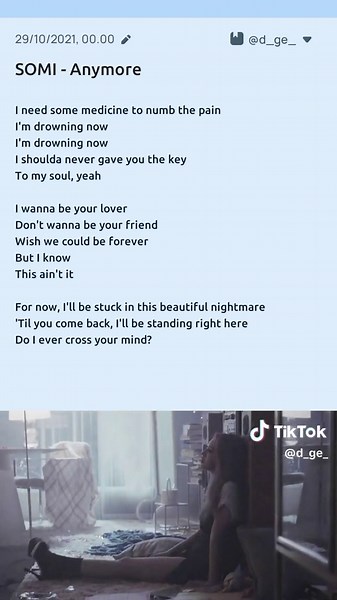 Anymore - Somi Lyrics