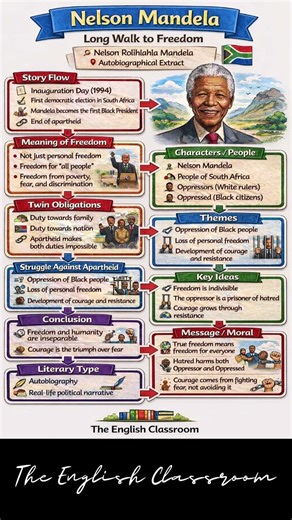 This ONE Image = Entire Long Walk to Freedom Chapter | Class 10 CBSE