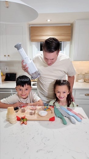 The kids took over & made their own creations with the Cuisinart FastFreeze™ Ice Cream Maker — 3 half pints of fun for the whole family! #ad Easy, compact, and perfect for family ice cream nights 🍦 🍓🍫 Shop now with the link in our bio! #CuisinartIcecream #Cuisinart #AWorkOfCuisinart #icecream | Bob Y Carmen