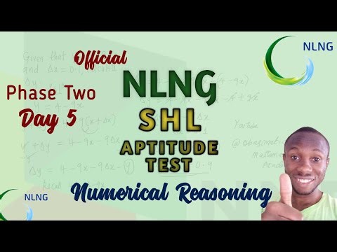 PHASE 2 || DAY 5 || NLNG - SHL NUMERICAL (INTERACTIVE) QUESTIONS