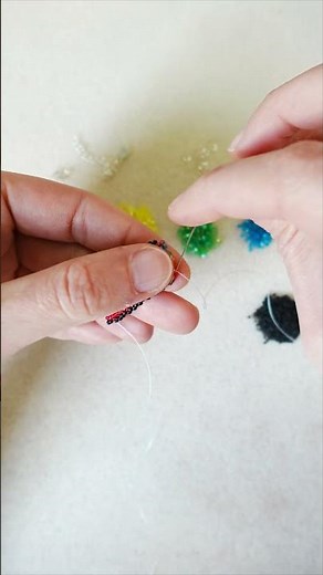 Interested in beading techniques? 😃 Check out the full herringbone stitch tutorial on my channel!