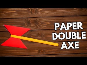 How to Make a Paper Double Axe | Step-by-Step Guide | mb art and craft