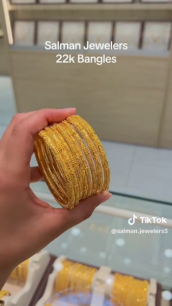 22K Gold Bangles at Salman Jewelers