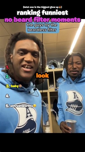 ranking funniest no beard filter moments
