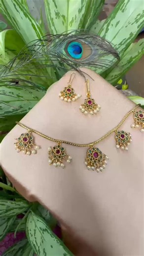 Madhavam collections on Instagram: "Ahana necklace Shade- Matte gold *Metal* : Aluminium and Copper alloy Opening video must *There may be slight color difference due to resolution in each phone* 🙏No exchanges/No returns 🙏Returns can be claimed only if valid video is given What is valid video ?? Once u receive the packet open it before 24 hrs. show the parcel 360 degree (4 sides ). Show the front track id too and then start cutting and don’t stop the video till end. Only returns can be accepte