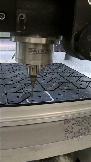 CNC Milling Nested Parts on Vacuum Workholding | DATRON