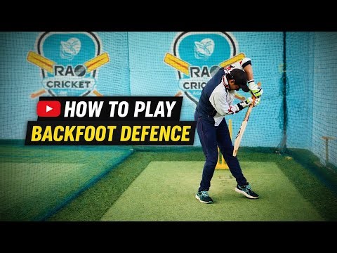 Master Back Foot Defence 🏏 | The Most Important Batting Skill for Beginners