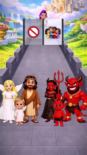 Good or Evil? make the right choice. #babycartoon #animation #cartoon2026 #animeart @Alexa Toons