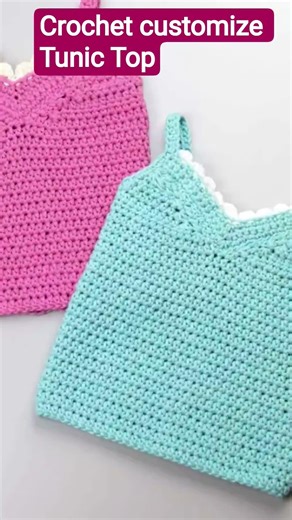 Crochet Customize Tunic Top #crochet #crochetpatterns
