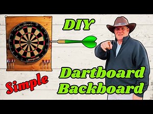 DIY Dartboard Backboard | Hang On Door | Pallet Wood Project