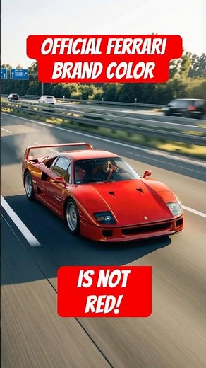 What is Ferrari’s Official Brand Color?