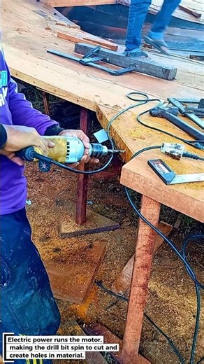 Electric Drill: Get Wood Work Done Fast!