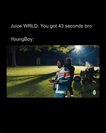 theofficialrapscene on Instagram: "“Bandit” is a collaborative single by Juice WRLD and NBA YoungBoy that stands as one of the most notable crossovers between melodic emo-rap and Southern street rap in the late 2010s. Released in October 2019, the song brought together two of the most influential young artists of their generation, blending Juice WRLD’s emotional, free-flowing style with NBA YoungBoy’s gritty, aggressive delivery over a minimalist trap beat. The collaboration was highly anticipat