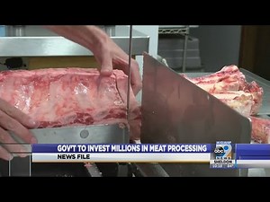 Government to invest millions in meat processing