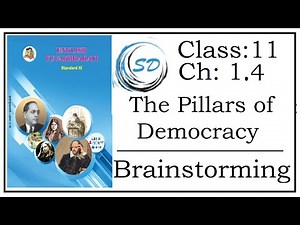 Brainstorming Solutions of Chapter 1.4 The Pillars of Democracy | English Yuvakbharati | Maharashtra