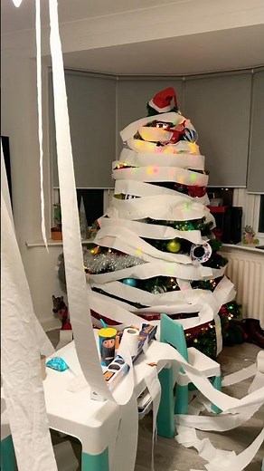 Elf on the Shelf Took Over the Christmas Tree! 😂🎅