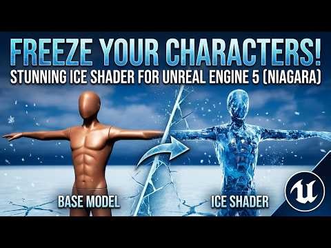 Ice Shader for Character in Unreal Engine 5 Niagara
