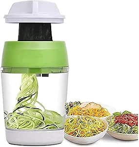 Handheld Spiralizer, Manual Vegetable Spiralizer Vegetable Veggie Spiral Cutter for Carrots Cucumbers (1#)