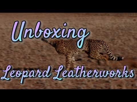Unboxing Leopard Leatherworks diamond painting pens