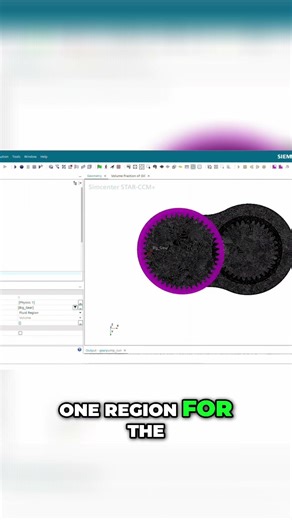 Overset Mesh Approach for Gear Simulation Explained #shorts