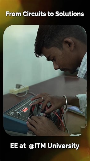 ITM University on Instagram: "Built for the Future! Electrical Engineering at ITM University Gwalior equips students with the knowledge and technical skills required for today's evolving energy landscape. Learn with real-time simulations, live projects, and guidance from experienced faculty. 🔌 Core & advanced concepts covered 🔋 Practical learning with modern labs 🎓 Placement assistance & career guidance Admissions Open 2025-26 Apply Now: https://admission.itmuniversity.ac.in/student/pupil/log