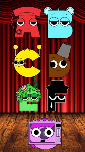 ABC Song Shorts | Uppercase Alphabet Characters | Fun A–Z ABC for Kids #alphabetsong #abcsong