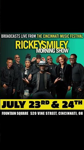 See "The Rickey Smiley Morning Show" In Cincinnati!