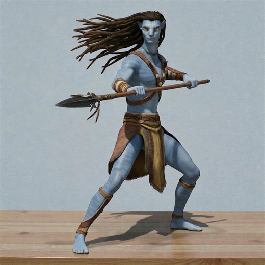 Avatar 3D Model File : Avatar STL File , Jake Sully 3D Model, Avatar Statue Model, Action 3d Model, 3D Printer File, Warrior Statue File - Etsy