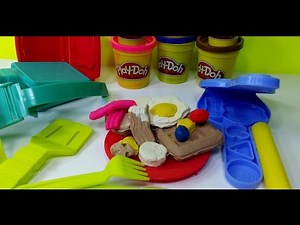 Play-Doh Breakfast Time Set from Hasbro Play sets Kids make breakfast! How to make