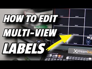 How To EASILY Change Your ATEM Mini Multi-View Labels