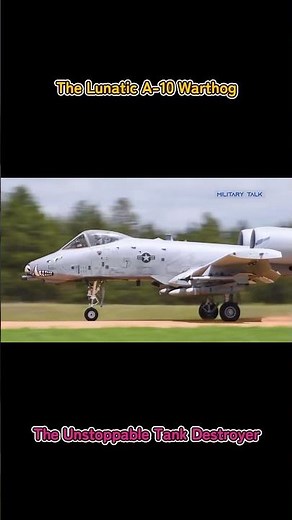 The Lunatic A-10 Warthog: The Unstoppable Tank Destroyer