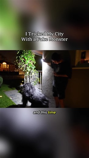 Part 4 #jackpembrook #trending #fyp | i tricked my city with fake monster