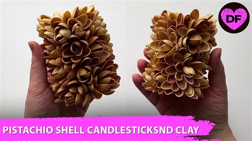 DIY 🧻 🕯️Beautiful candle holders in 10 minutes from toilet rolls and pistachio shells.