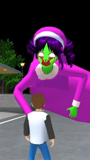 HANTU MASHA GIANT appeared in front of Home Girl 😱| #shorts #sakura #trending #viral