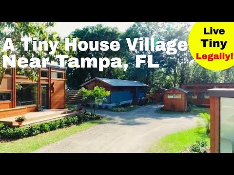 An Escape Tiny House Community Built Near Tampa, Florida