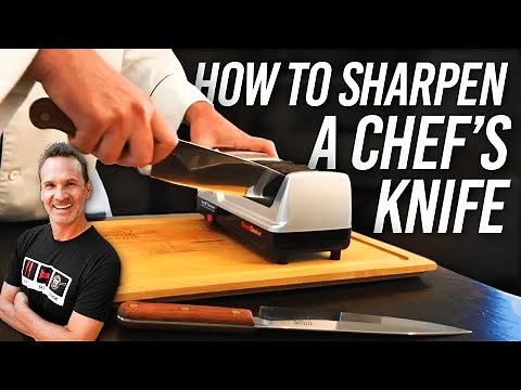 HOW TO SHARPEN A CHEF'S KNIFE | Chef's Choice Model 15 Trizor Review | DADS THAT COOK