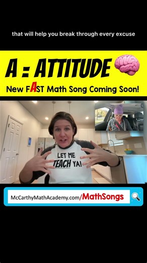 A = ATTITUDE 🧠 #TakingOnTheFAST Math Test 🎵Song Coming Soon!