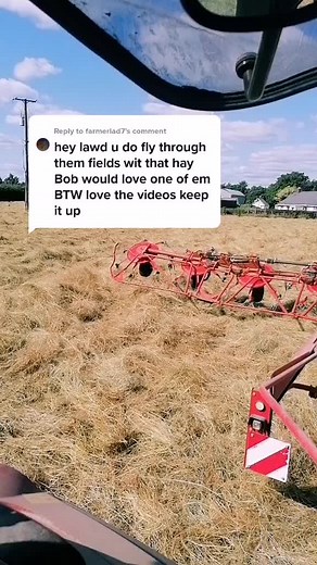 Driving a Tractor Through Harvested Fields