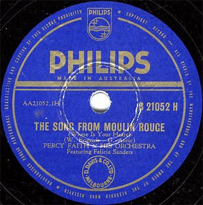 Percy Faith And His Orchestra - Song From Moulin Rouge / Swedish Rhapsody