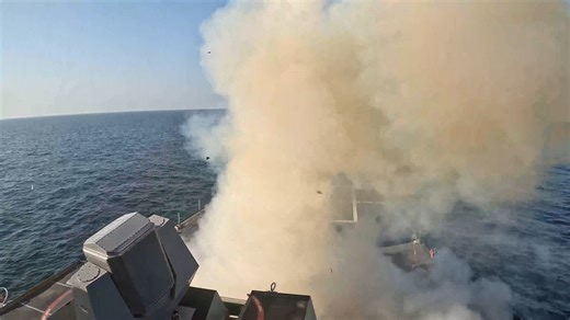 USS Spruance (DDG 111) Fires a Tomahawk Land Attack Missile