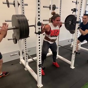 78K views · 1.5K reactions | 405lbs X 8 PR  Athlete- Stefi Cohen  | Powerlifting Motivation | Facebook