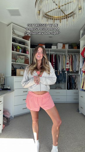 Get Dressed With Me 8 Days Postpartum — Anniversary Date Night Outfit