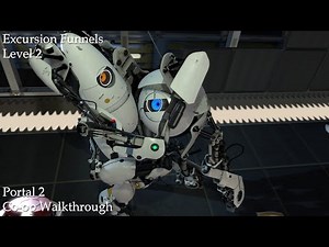 Portal 2 Co-op Walkthrough: Excursion Funnels Level 2