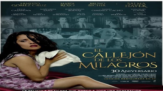 ASA 🎥📽🎬 Midaq Alley (1995) Director: Jorge Fons. Stars: Ernesto Gómez Cruz, María Rojo, Salma Hayek & Bruno Bichir.