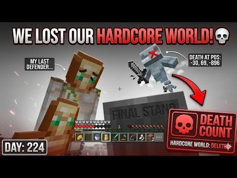 It’s Finally Over... I Lost My Hardcore World. 💔 (Day 224)