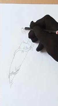 How to Draw a Rose Knife with a Vine | Easy Pencil Drawing